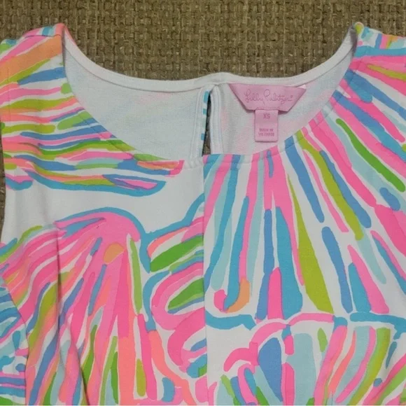 Lilly Pulitzer Felicity Dress Resort White Shellabrate Size XS - Picture 4 of 4
